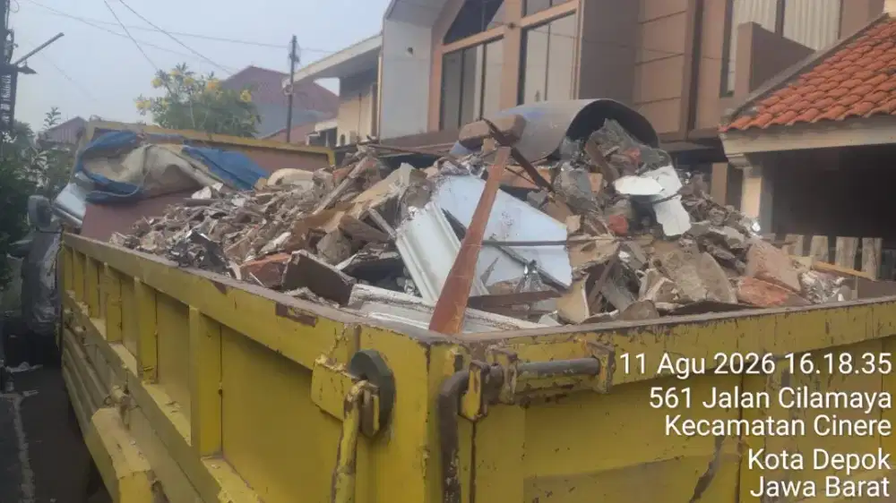 Jasa buang puing dan buang tanah