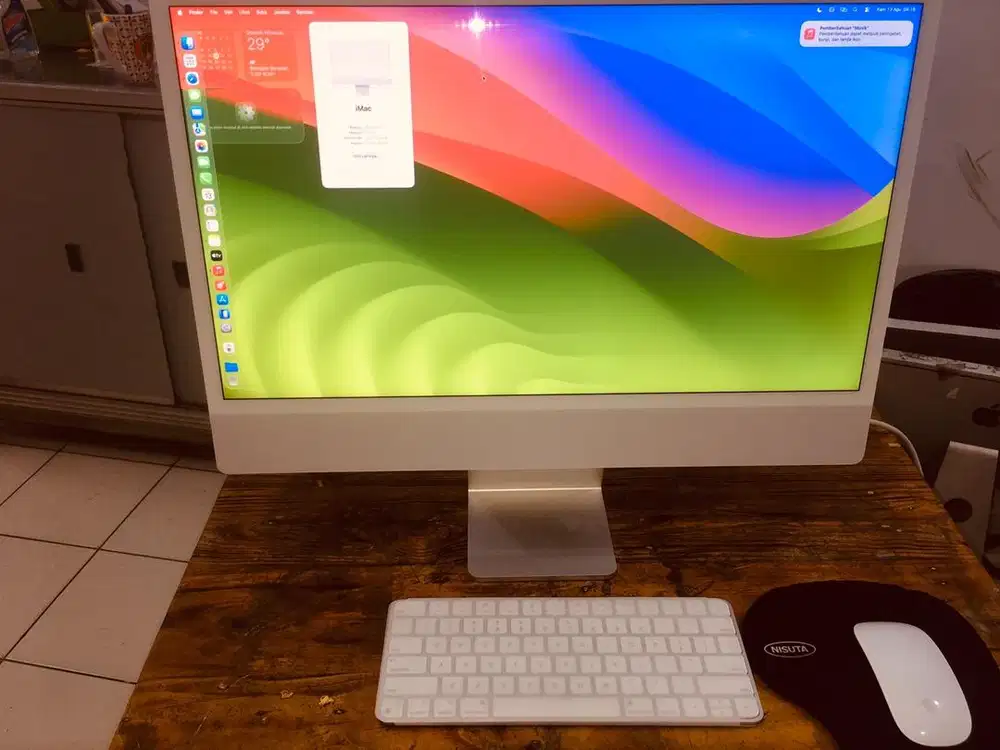 iMac 24 inch M3 4.5 ka fulset likenew exibox