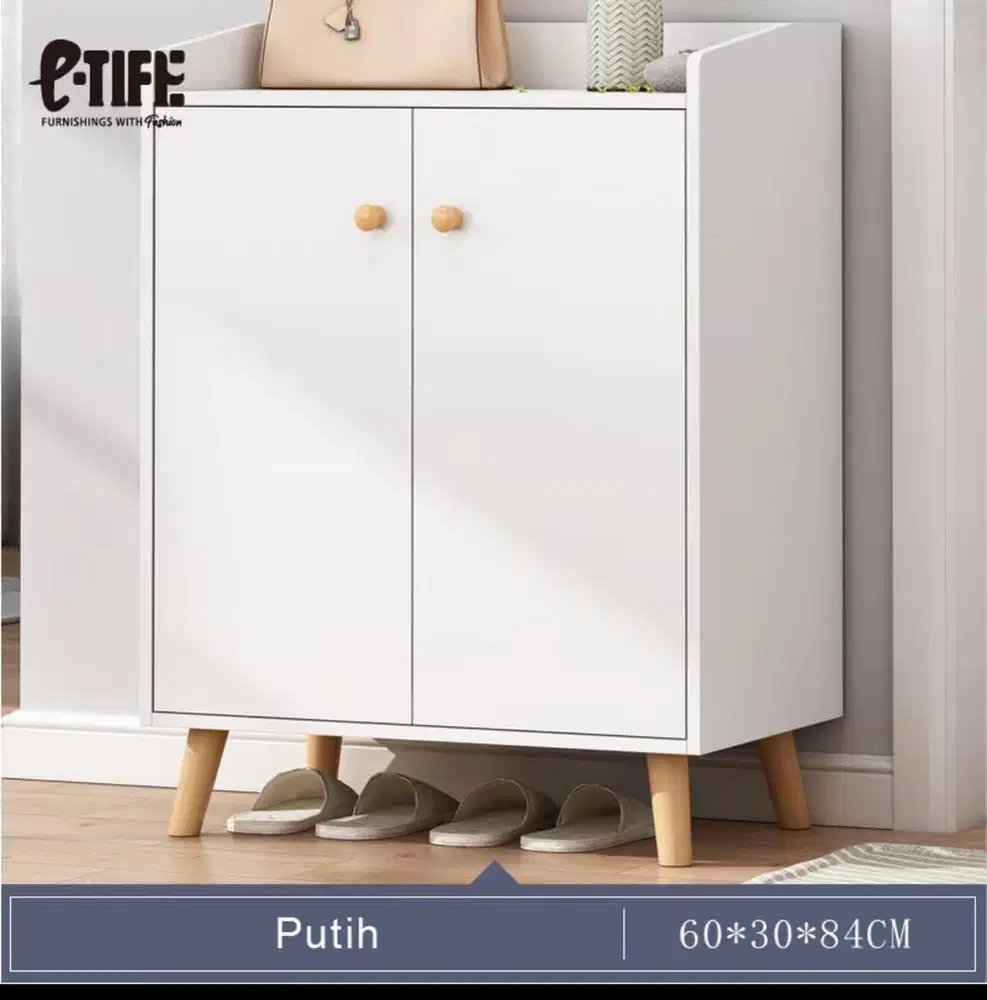 Rak Serbaguna Merk e-Tife warna putih