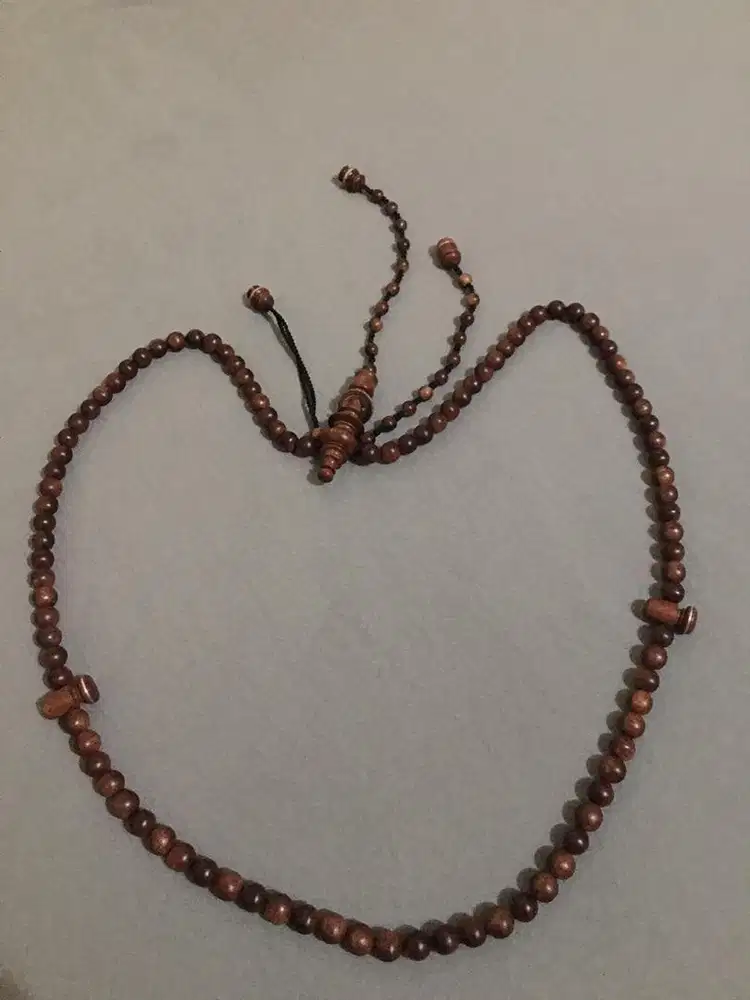 Tasbih kayu galih stigi laut kalung gelang cincin emas perak silver