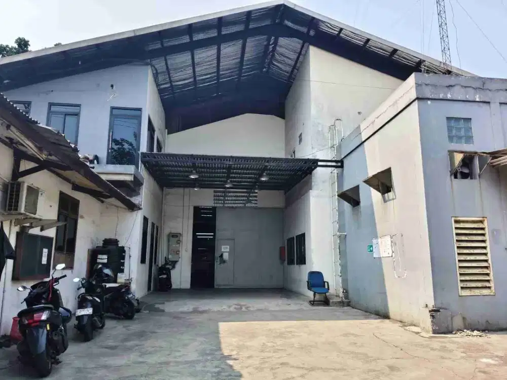 Disewakan Gudang Siap Pakai , akses container 40ft di Jalan Raya Narogong Rawalumbu Bekasi