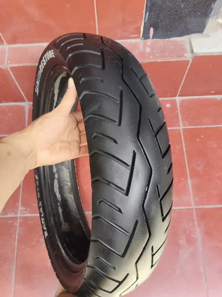 Ban battlax belakang ninja 250fi