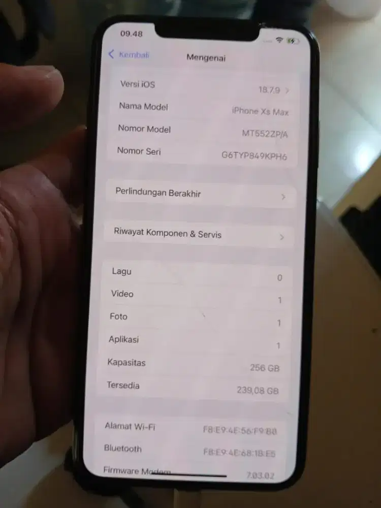 Di Jual Iphone XS MAX 256GB