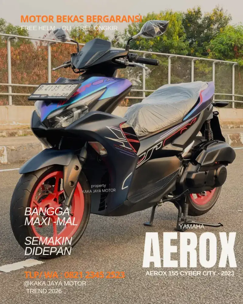 Bisa Kredit NEW AEROX CYBER CITY BARANG PASTI BAGUS