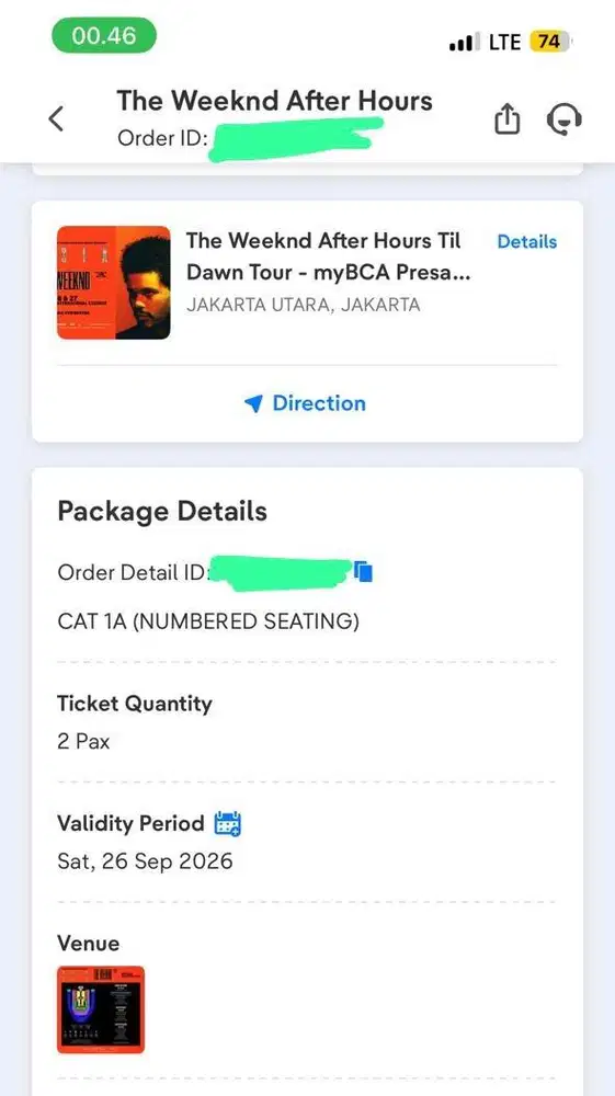 Tiket Konser The Weeknd