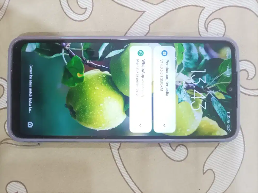 Jual cepat Redmi 10C 128gb mulus kayak baru,tinggal pakai.full dus