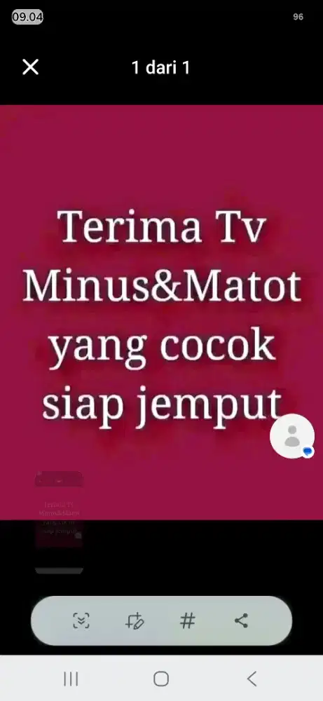 DIBELI tv LED kondisi normal atau minus rusak harga cocok dijemput