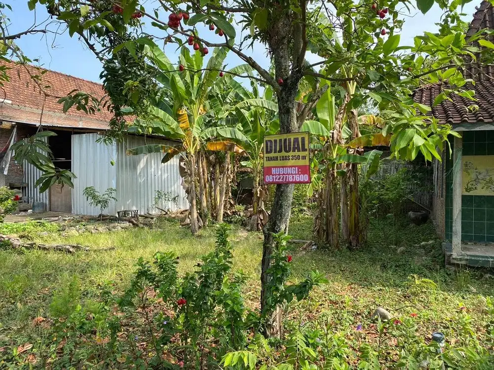 Dijual tanah dekat jalan, luas 380m nego