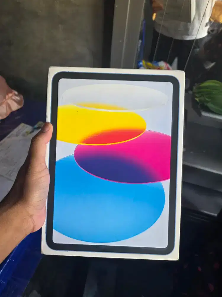 iPad 10th Gen 64GB Wi-Fi Blue Resmi iBox Mulus Lengkap