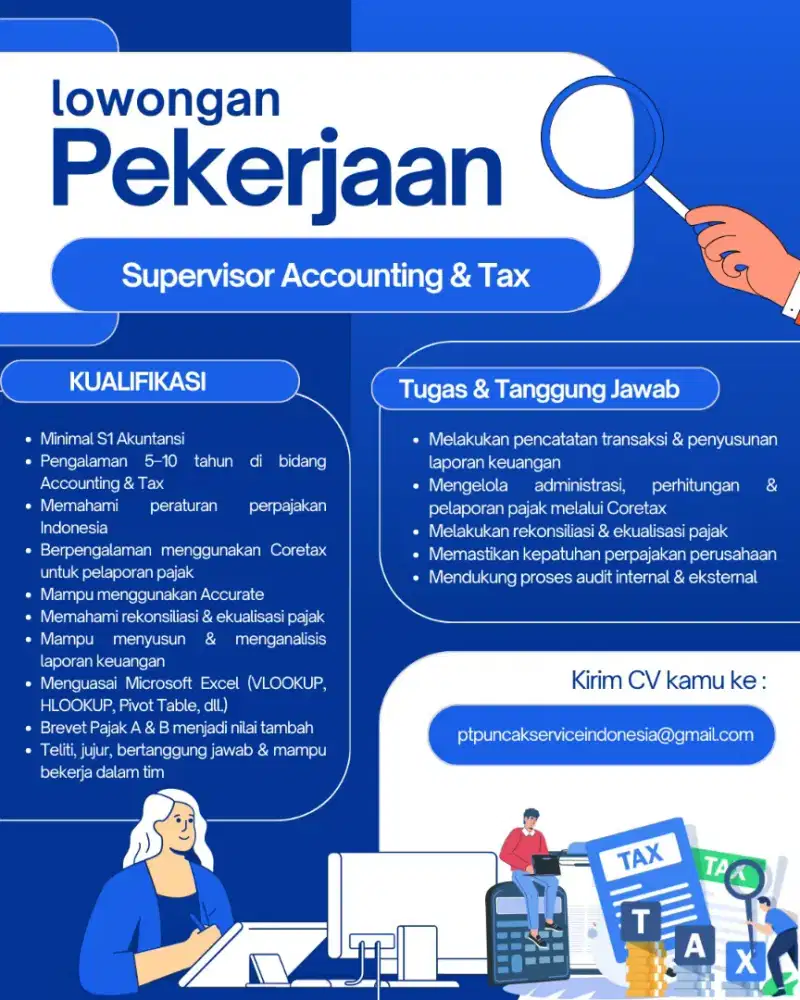 Supervisor Accounting & Tax
