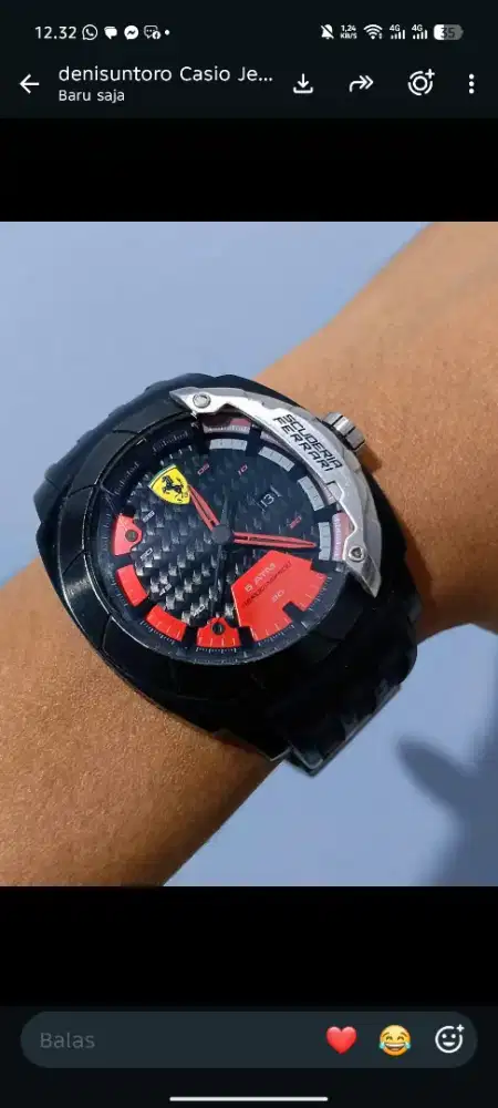 Jam tangan Scudetto Ferrari ori