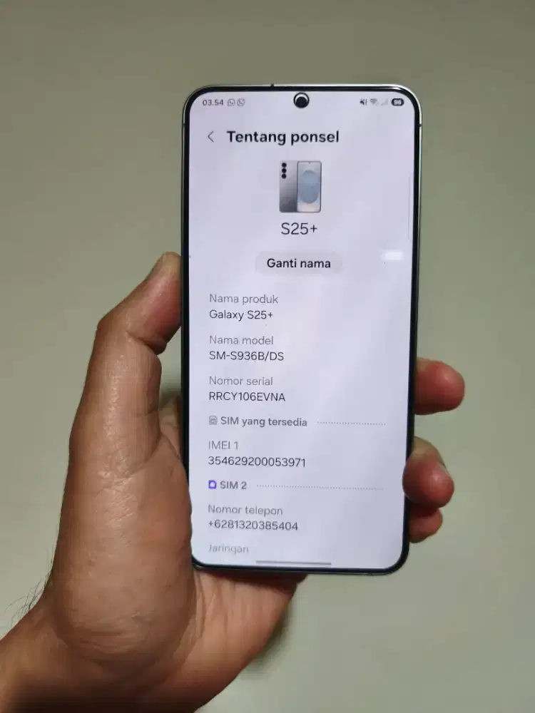 Samsung S25 Plus 512 Sein Batang