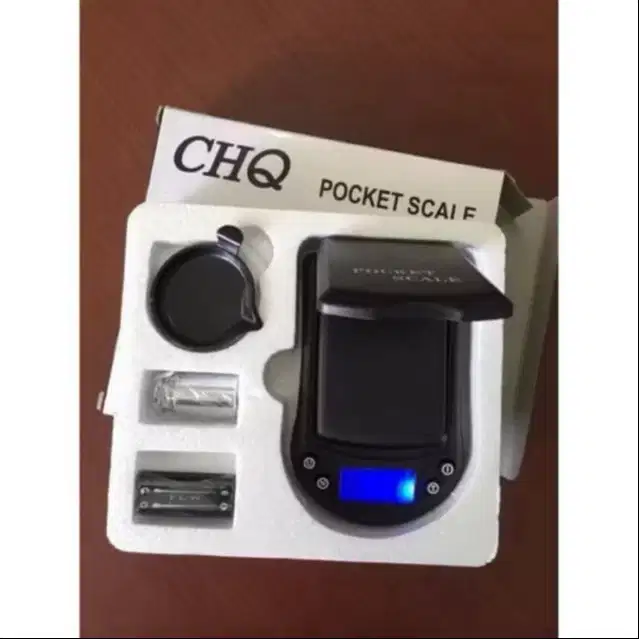Timbangan Emas CHQ Pocket Scale Digital Gratis Baterai 0.01gr 200gr