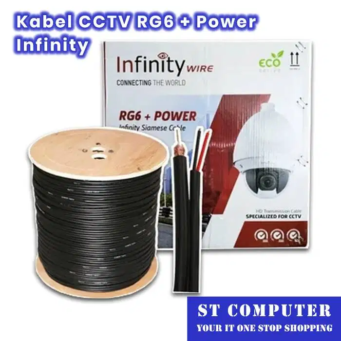 Kabel CCTV RG6 + Power Infinity