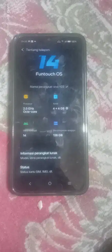 Di jual hp vivo y 22