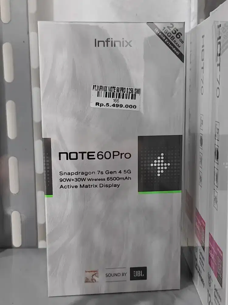INFINIX NOTE 60 PRO 8/256GB GARANSI RESMI 1 TAHUN