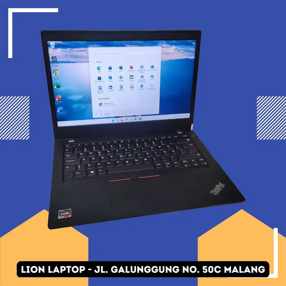 Gaming/Editing AMD Ryzen 5 PRO 8/256 MULUS Lenovo Thinkpad L14 Gen 1 [