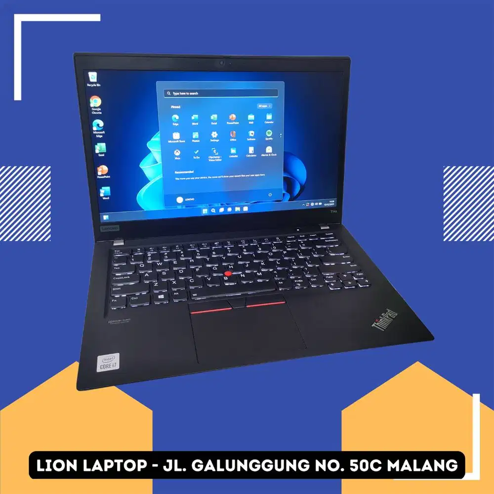 RAM 16GB Core i7 Gen 10 Slim SSD 256GB Lenovo Thinkpad T14S [02|09]