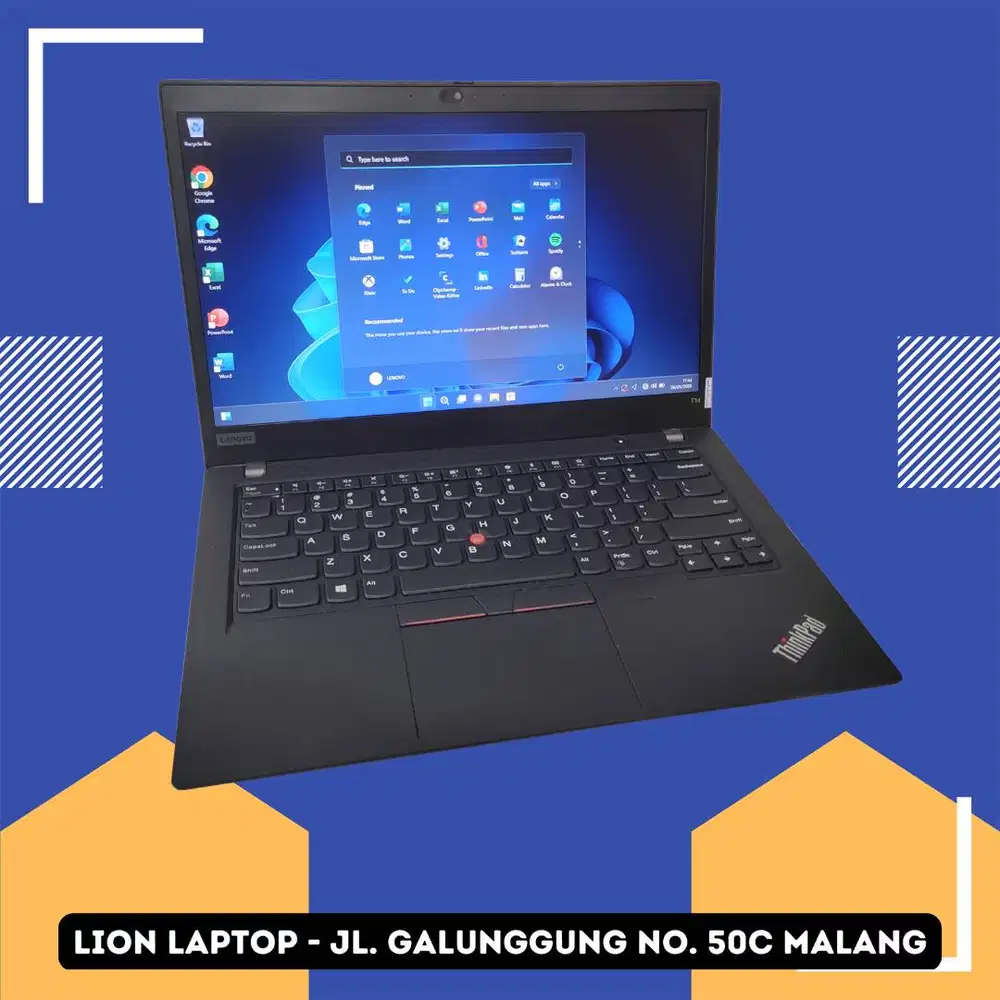 RAM 16GB Core i5 Gen 10 SSD 256GB Lenovo Thinkpad T14 gen 1 [02|09]