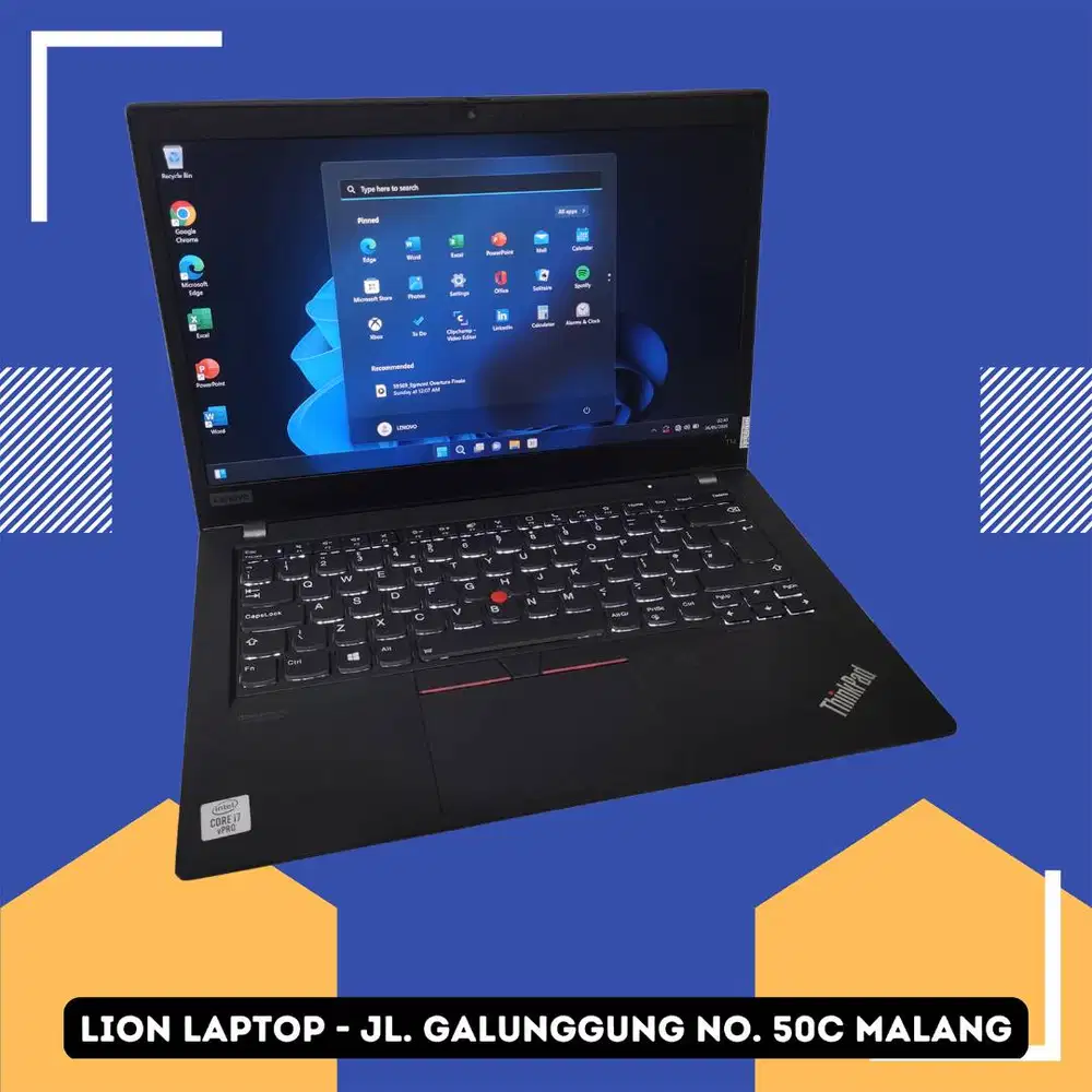 RAM 16GB i7 Gen 10 SSD 256GB Lenovo Thinkpad T14 gen 1 [02|09]