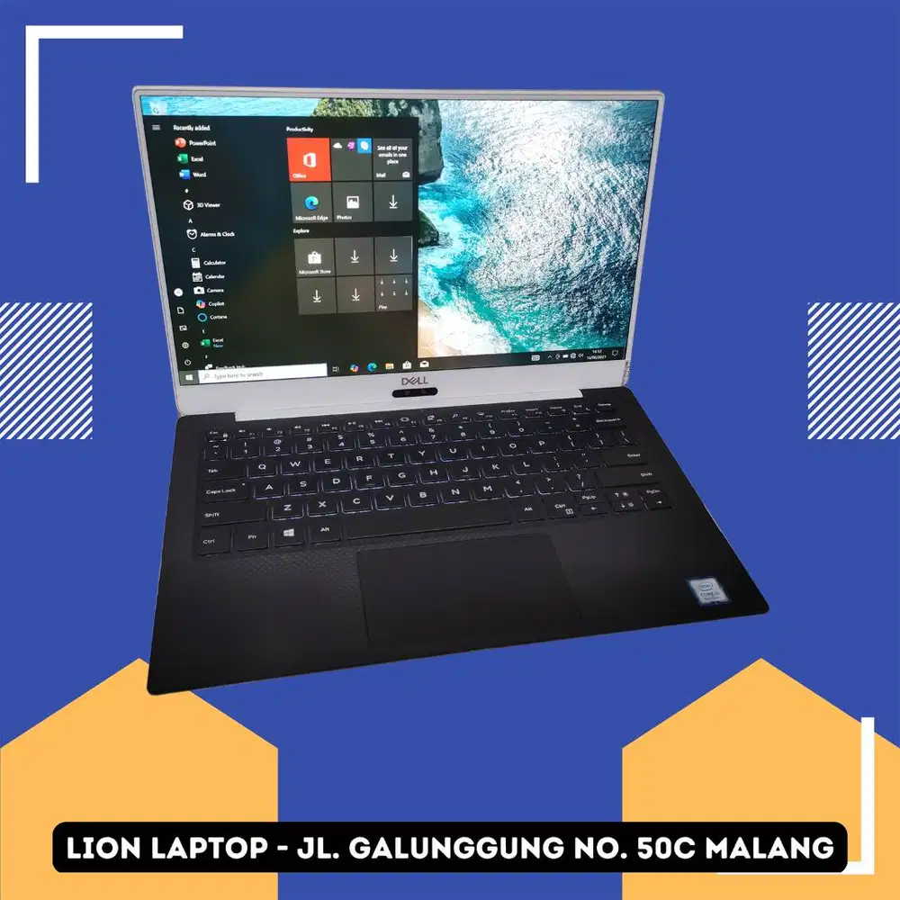 Slim & Ringan Core i5 RAM 8 SSD 256 DELL XPS 13 9370 [02|09]