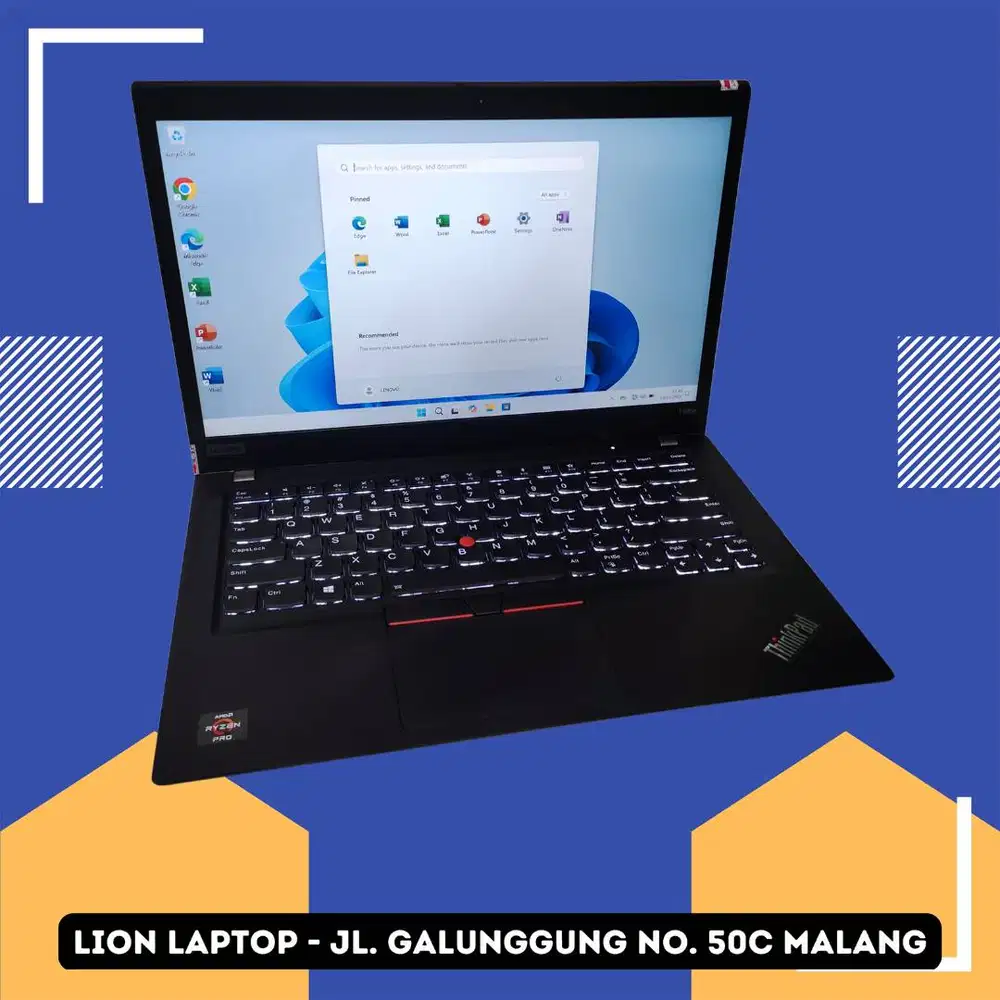 RAM 16GB AMD Ryzen 7 4Ghz VGA 2GB Lenovo Thinkpad T495s [02|09]