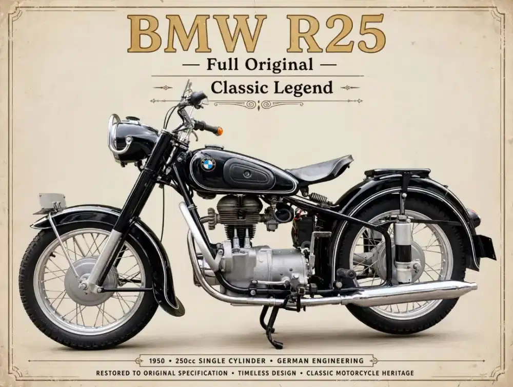 Bmw R25/3 full restorasi