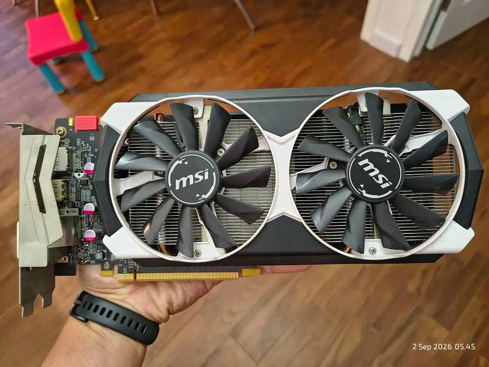 MSI ARMOR nvidia GTX 970 4GB 256Bit DDR5 2x6 PinPower