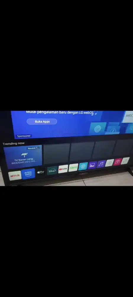 Tv smart digital LG 43 in siap pakai
