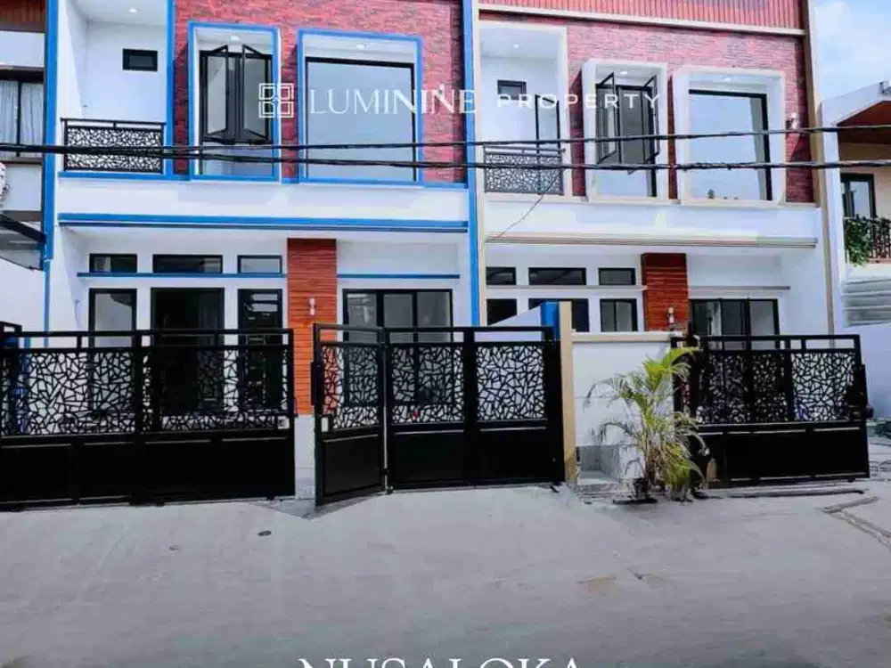 DIJUAL RUMAH BARU DI NUSA LOKA BSD CUMA 5 MENIT KE TOL BSD & PASMO, FREE KITCHEN SET BISA KPR