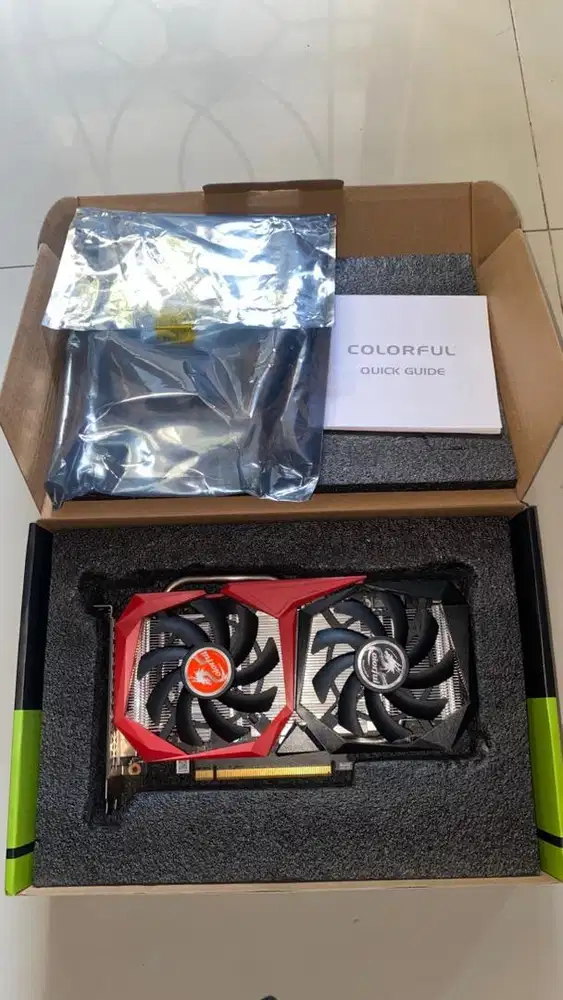 Colorful GTX 1660 Super 6GB Fullset Segel Bergaransi