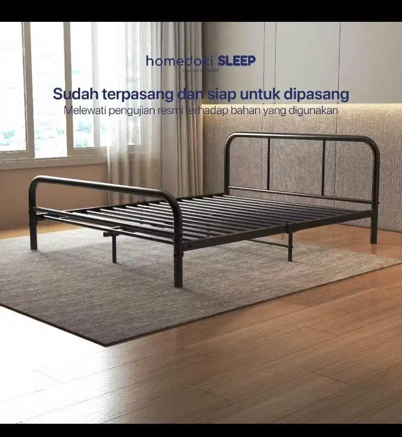 Ranjang Besi Warna Hitam