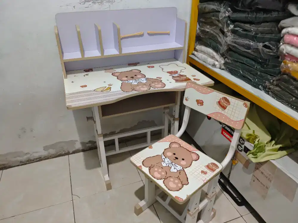 Meja Belajar Anak Murah Meja Belajar Murah Meja Belajar Anak 1 Set