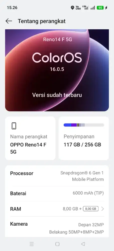 Oppo Reno 14f 5G ram 8/256