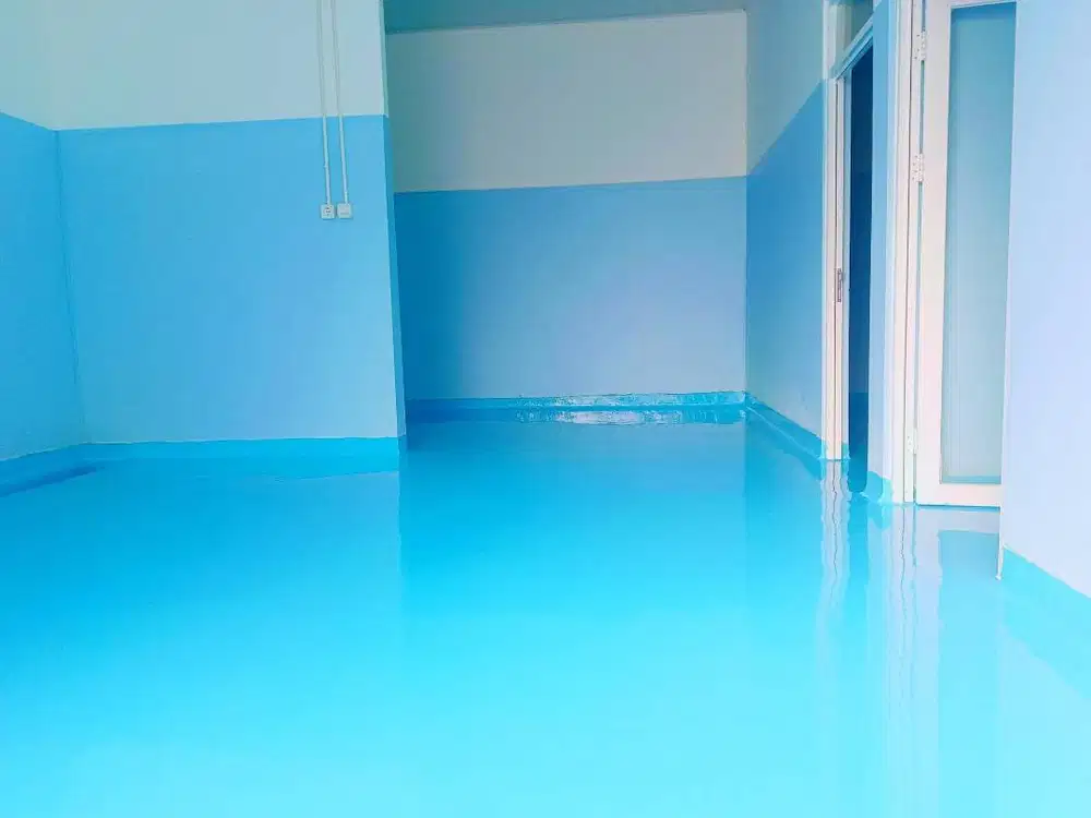 Cat epoxy lantai dapur