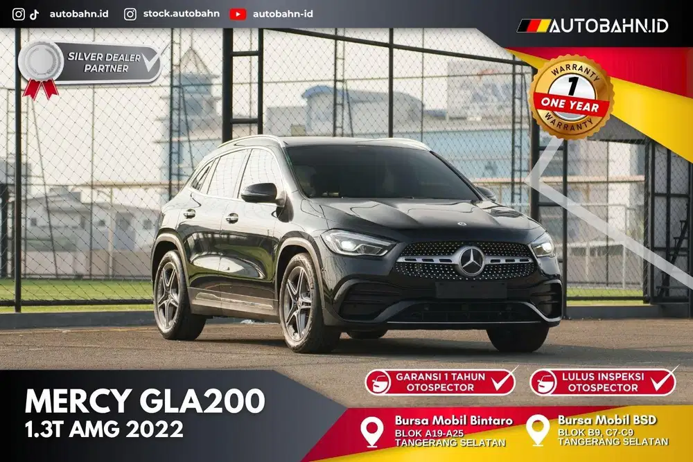Low Odo! Mercedes Benz GLA200 AMG 2022 Black Warranty x1 c200 cla200
