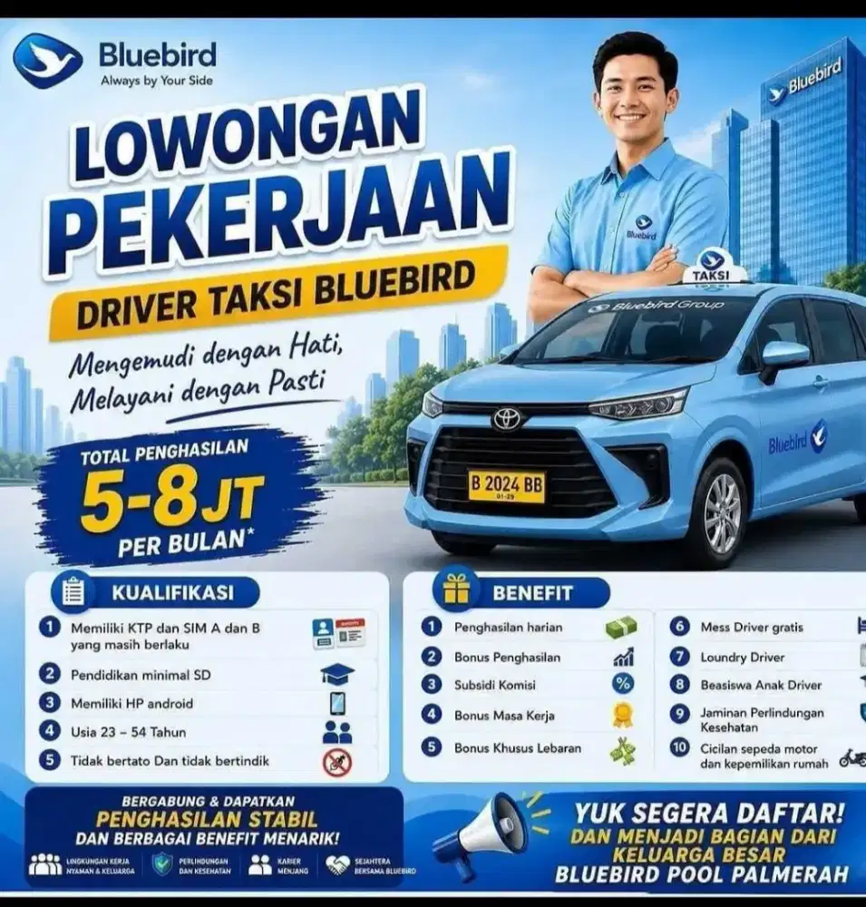 Lowongan driver, sopir, supir