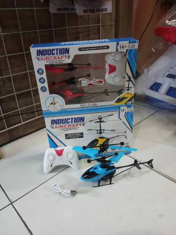 Mainan Anak Rc Helikopter sensor cas