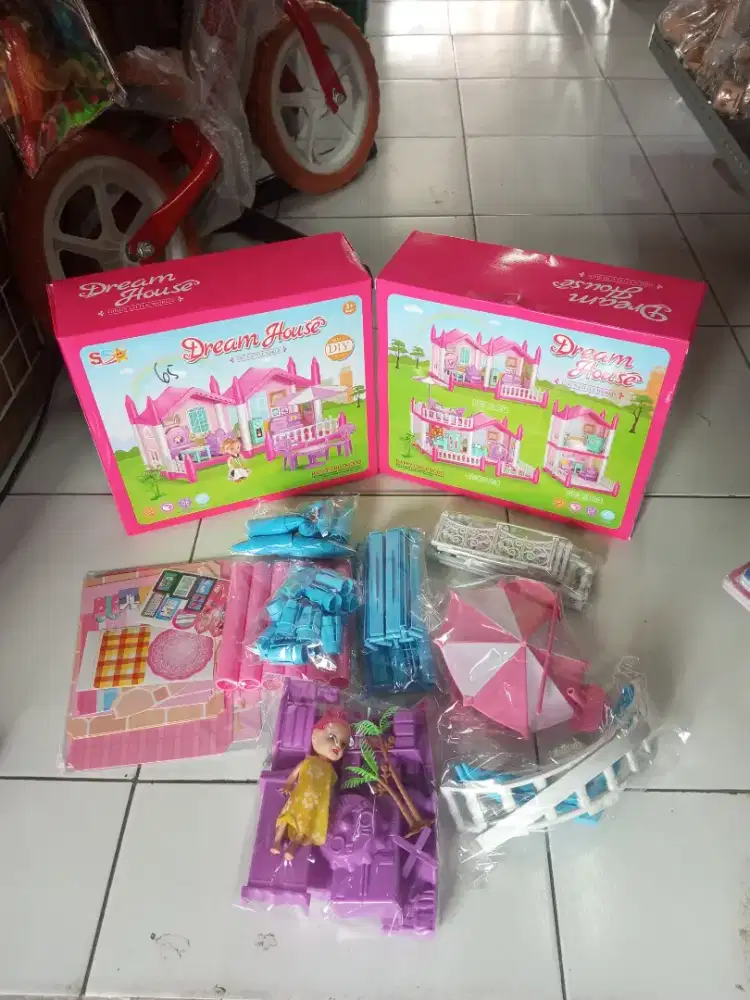 mainan anak dream house Barbie