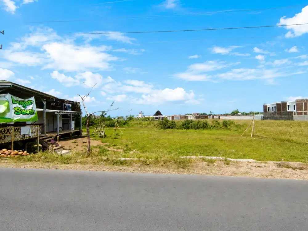 JUAL TANAH 4.500 m² LEBAR 30 m, COCOK UNTUK GUDANG LEDUG KEMBARAN