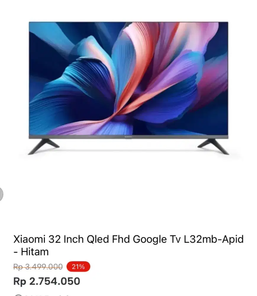 XIAOMI TV 32 INCH GOOGLE TV FULL HD
