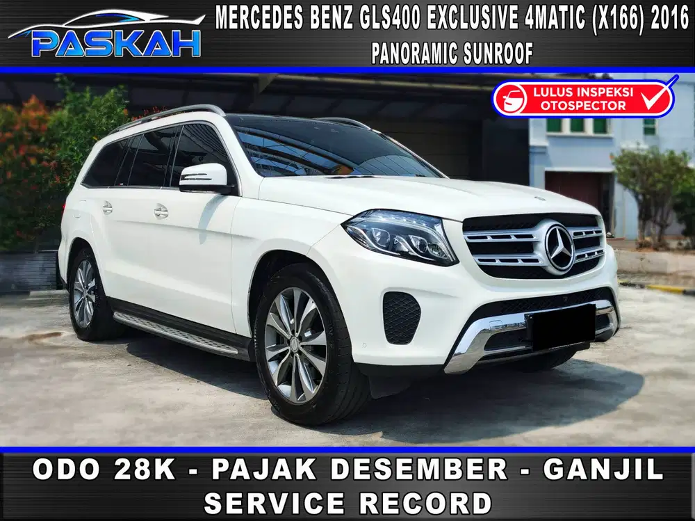 Odo 28k Bunga 5% DESEMBER Ganjil Mercedes GLS400 2016 GLS 400 2016