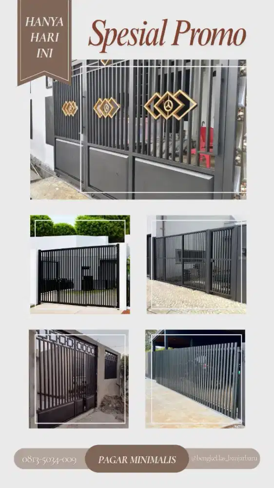 Pagar rumah kekinian