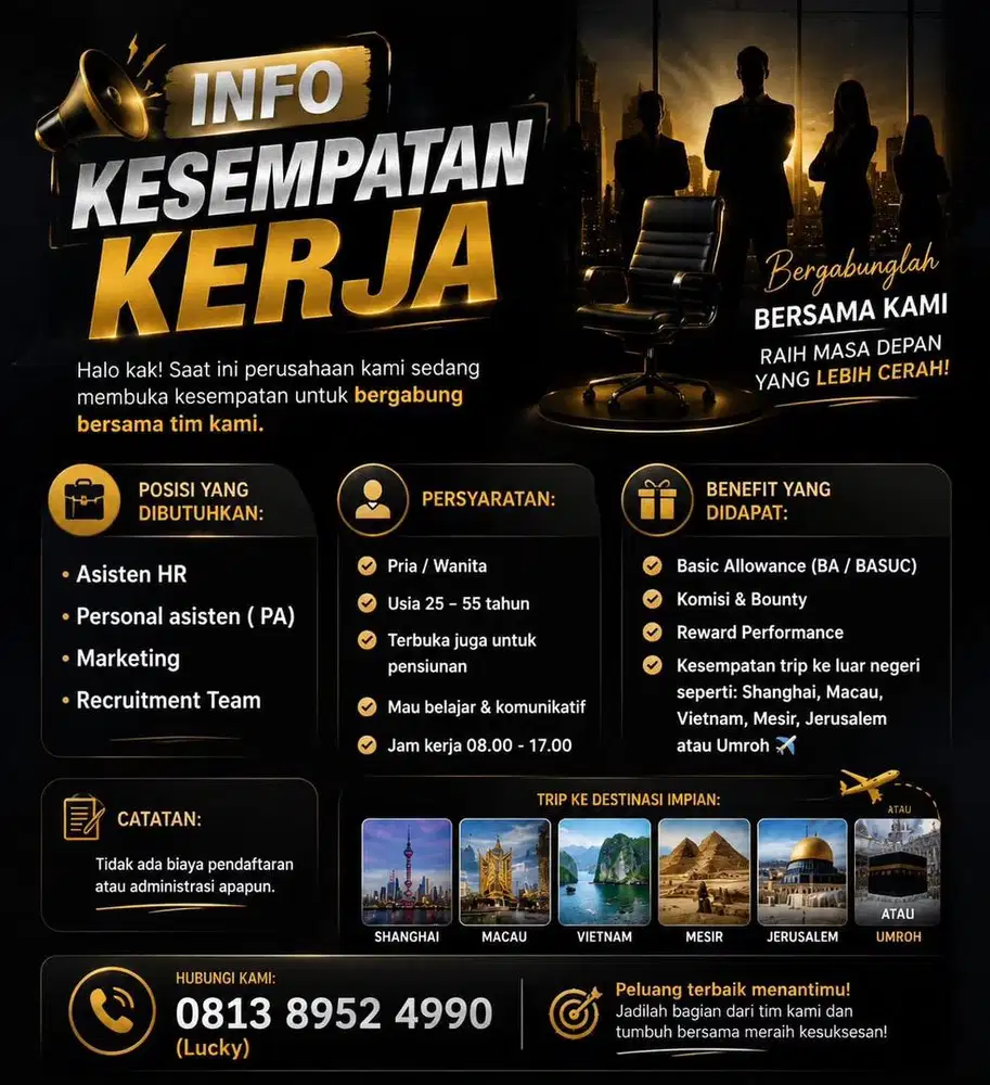opening terbatas!!!