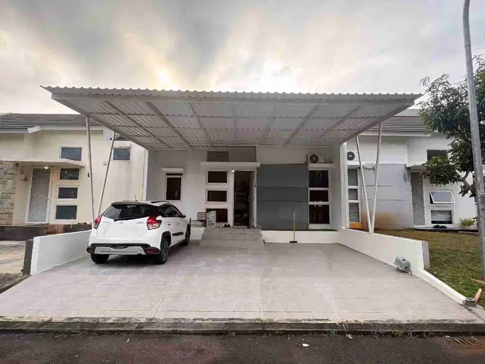 Rumah Forest Hill Citraland BSB Depan Taman
