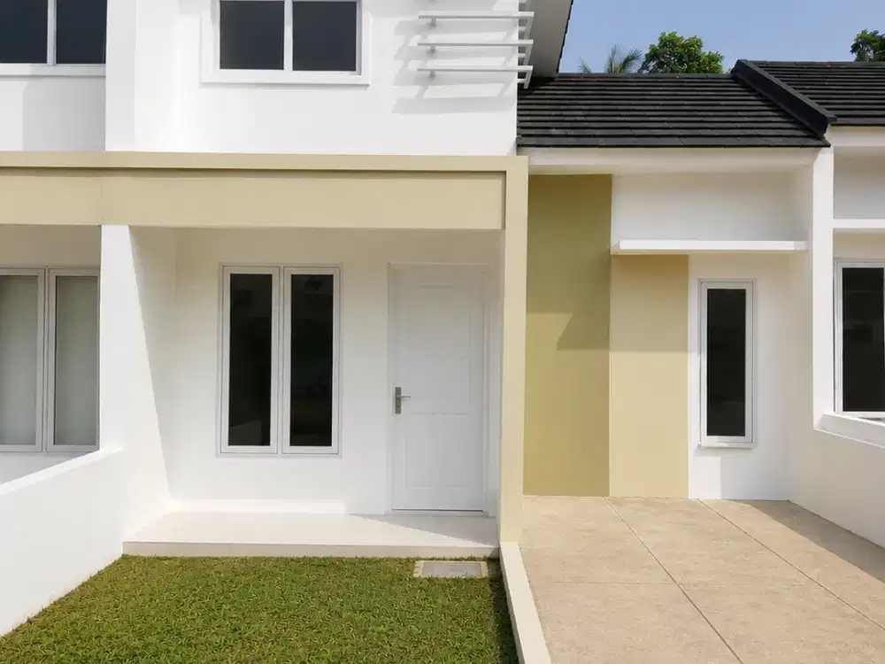 Rumah 2 Kamar LT 84 m², DP 0% Dekat Stasiun KRL Citayam