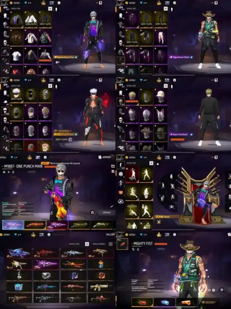 Promo jual akun game ff 100% aman dijamin sesuai dengan pesanan