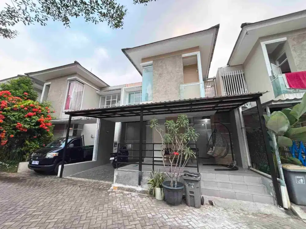 rumah sejuk 2 lantai murah strategis deket 2 tol dan pandu raya
