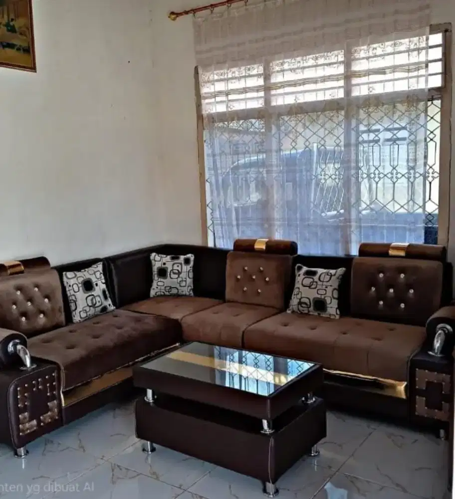 Sofa L elbow list gold