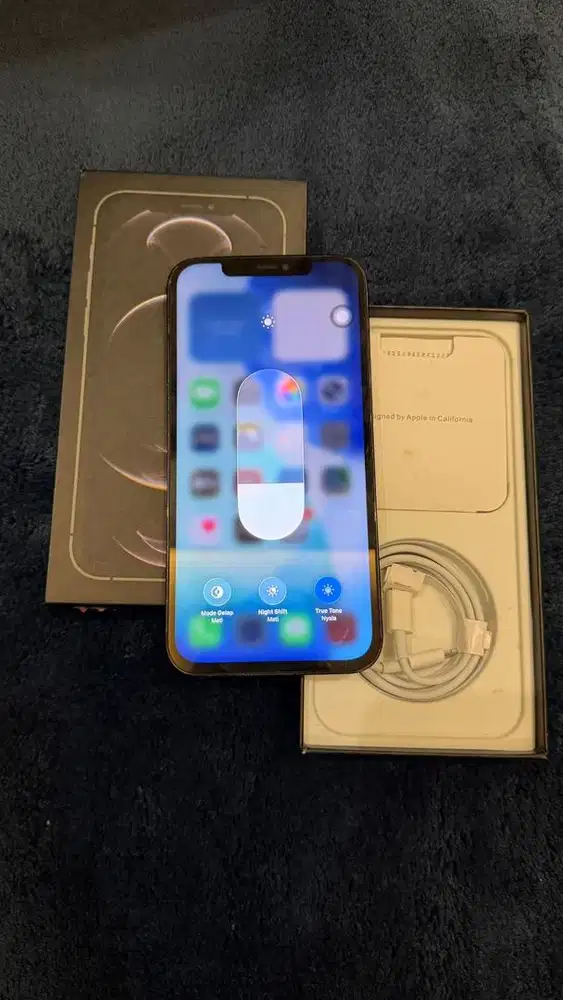 Iphone 12 Promax 256GB Blue Terdaftar Lengkap